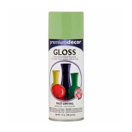 General Paint Spray Paint, Apple Green, Gloss, 12 oz 144942